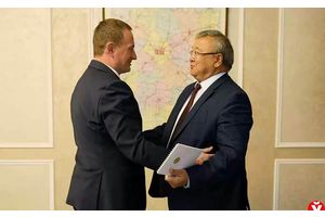 Александр Турчин и Аскар Бейсенбаев обсудили сферы сотрудничества Минской области и Казахстана
