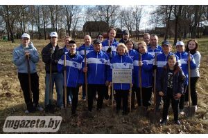 В сквере на улице Городокской в Молодечно заложена аллея мира