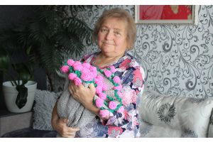 Плед-букет от Ольги Зенкевич, или Завязала с грустью раз и навсегда