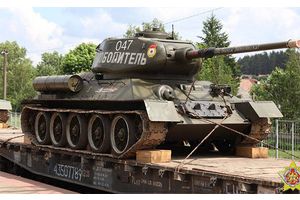 В Беларусь для участия в параде в День Независимости прибыли танки Т-34