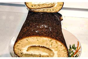 Рулет с творогом