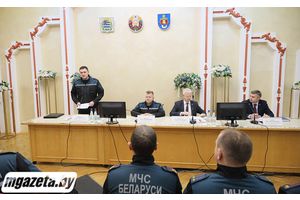 На базе Молодечненского района началась тренировка пожарного аварийно-спасательного отряда учреждения «Минское областное управления МЧС»