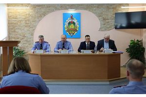 Начальник УВД принял участие в подведении итогов в Молодечненском РОВД