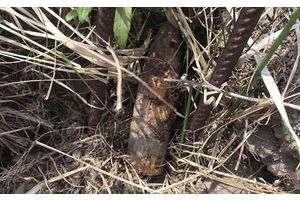 В деревне Асаново нашли корпус от снаряда