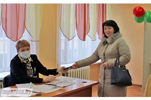 На Хмельницком участке для голосования №14 была очередь