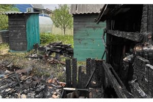 Что вчера сгорело в Радошковичском сельсовете?