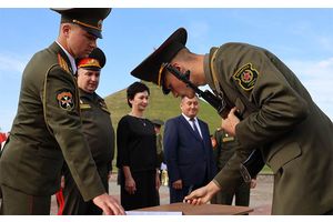 Присягу на верность Родине приняли 45 курсантов военного факультета ГрГУ