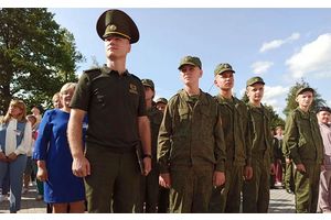 День знаний открылось новое кадетское училище в Минской области