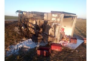 Автомобиль загорелся, водитель потерял сознание