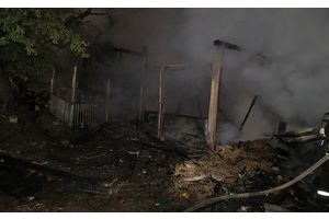 Пожар в агрогродке Видевщина