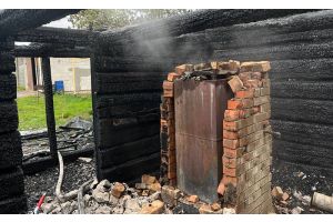В Молодечненском районе горела баня