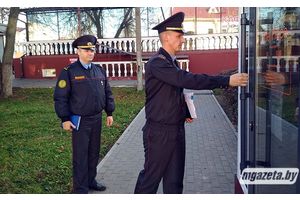 В Молодечно милиция проверяет, как работают сигнализация и видеокамеры