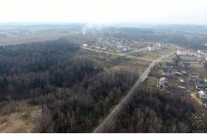 Чтобы не загорелось. Молодечненские спасатели мониторят территорию с помощью квадракоптера