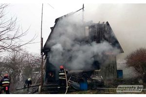 На пожаре в Олехновичах погиб молодой мужчина