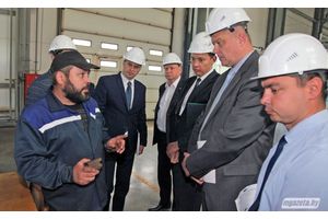 Николай Рогащук побывал на заводе «Амкодор-Уникаб» и  ПУ «Молодечногаз»