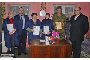На МТФ «Мясата» адзначылі перадавікоў