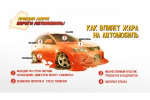 Жара. Как уберечь автомобиль?