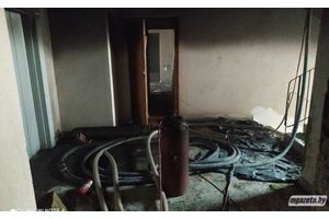В Молодечно тушили нежилую квартиру в новостройке