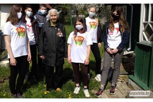 БРСМ арганізаваў Тыдзень дабра і дапамог пажылым людзям