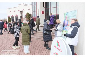 В Молодечно ведется агитационная кампания