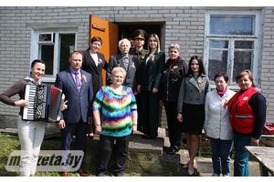 Кавалер ордена Отечественной войны Михаил Савченко принимал поздравления