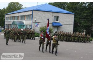 Сегодня в Молодечненском районе военнообязанные территориальных войск приняли военную присягу