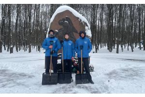 Молодежь Молодечненщины несет снежную вахту
