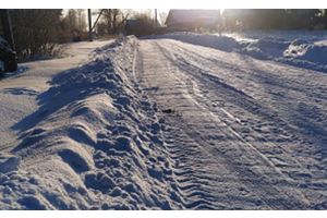 Снег сельчанам не помеха